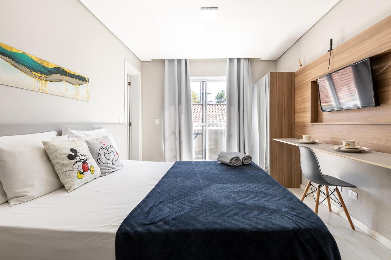 3-Studio Lindamente Decorado! Ideal Para Casal!!! Куритиба Экстерьер фото
